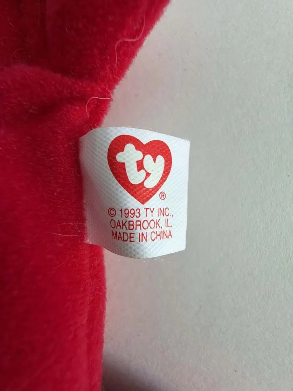 Ty Teenie Beanie Babies Pinchers the Lobster Plush Toy